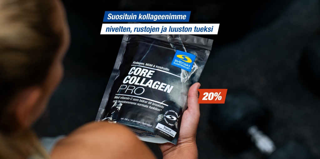 Suosituin kollageenimme nivelten, rustojen ja luuston tueksi 20%
